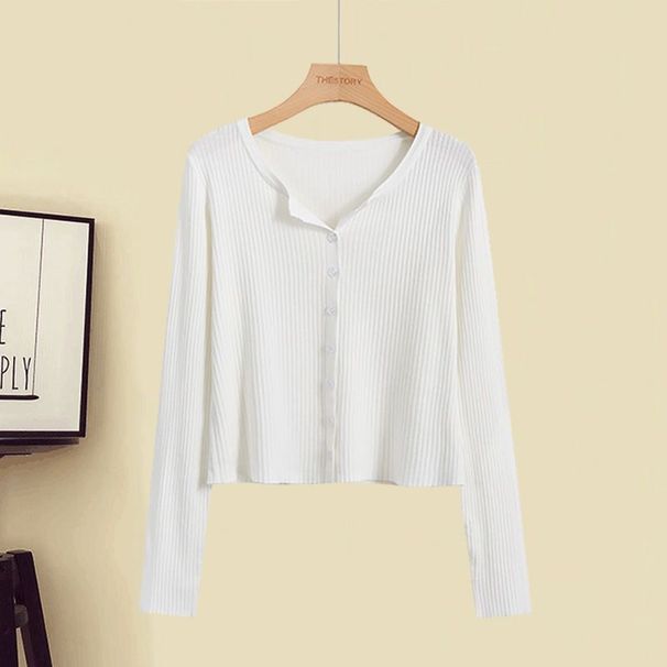 Zweiteiliges Damen-Set aus Strickjacke und Jeansrock – schmeichelhaftes Herbst-/Winter-Outfit mit Gürtel (Optionen: Blau/Weiß/Schwarz)_voghion.com