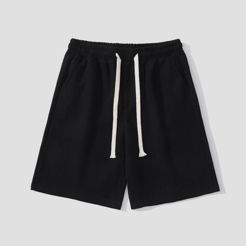 Men's Clothing Solid Color Straight Outdoor Sports Shorts Thin Five Point Pants Loose And Handsome Casual Big Pants_voghion.com
