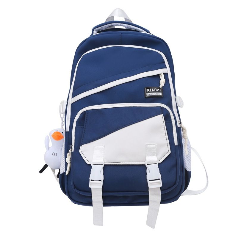 Mochila feminina grande capacidade nova mochila escolar casal resistente versão combinando cor mochila casual estudante_voghion.com