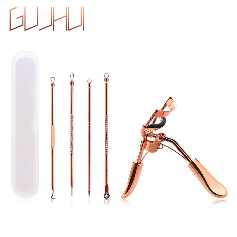 Stainless Steel Acne Needle Set Double Head Acne Needle Pimple Squeezing Needle Gold Silver GUJHUI_voghion.com