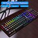 104 Keys Mechanical Wired Gaming Keyboard For Laptop Desktop Ergonomics RGB Backlit LED Keycaps PC Accessories_voghion.com