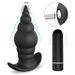 Sihande S117 Cupid Plug anale in silicone con testa a proiettile, massaggiatore anale, plug anale elettrico con vibrazione_voghion.com