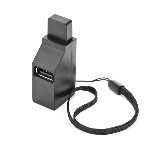3-portowy adapter USB HUB Extender do komputera, laptopa, telefonu komórkowego, rozdzielacza USB, 3-drożnej ładowarki, stacji dokującej do myszy ZPG_voghion.com