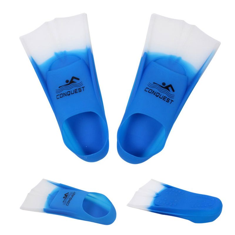 Swimming Adult Flippers Children Snorkeling Gear Unisex Diving Short Fins_voghion.com