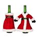 Christmas Decoration Christmas Dress Dress Wine Bottle Set Creative Christmas Wine Set Home Dining Table Decoration_voghion.com