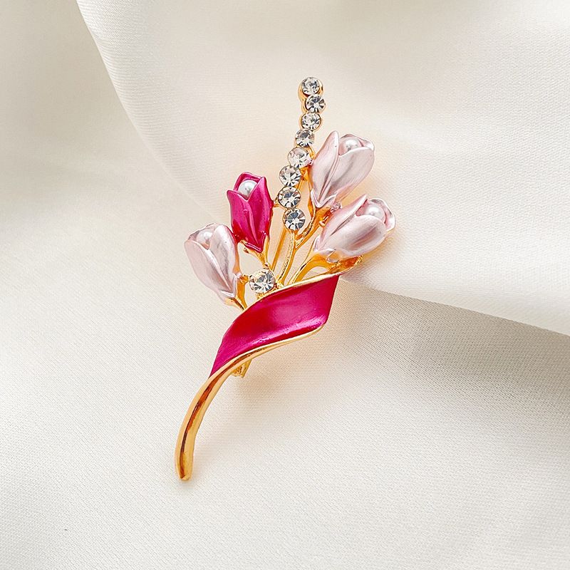 Hochwertige Diamantbrosche für Frauen mit Sinn für Luxus, Nischen-Anzugjacken-Dekoration, Corsage-Temperament, leicht_voghion.com