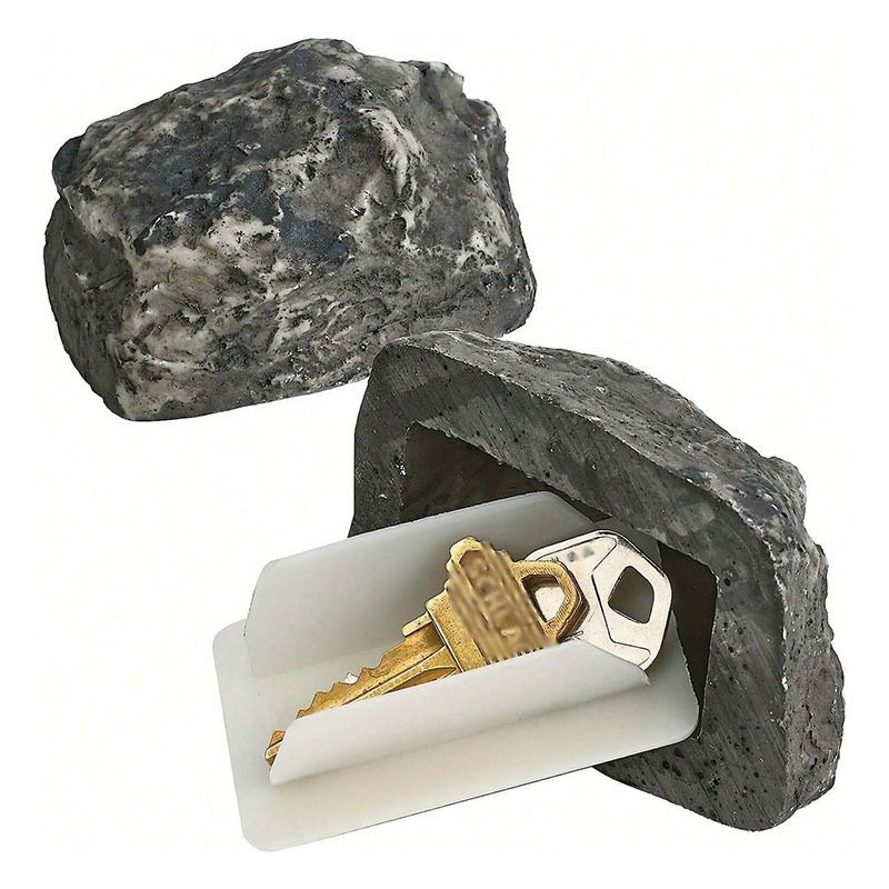 New Hider Outdoor Garden Hidden Doorstep Key Box Stone Decoration_voghion.com