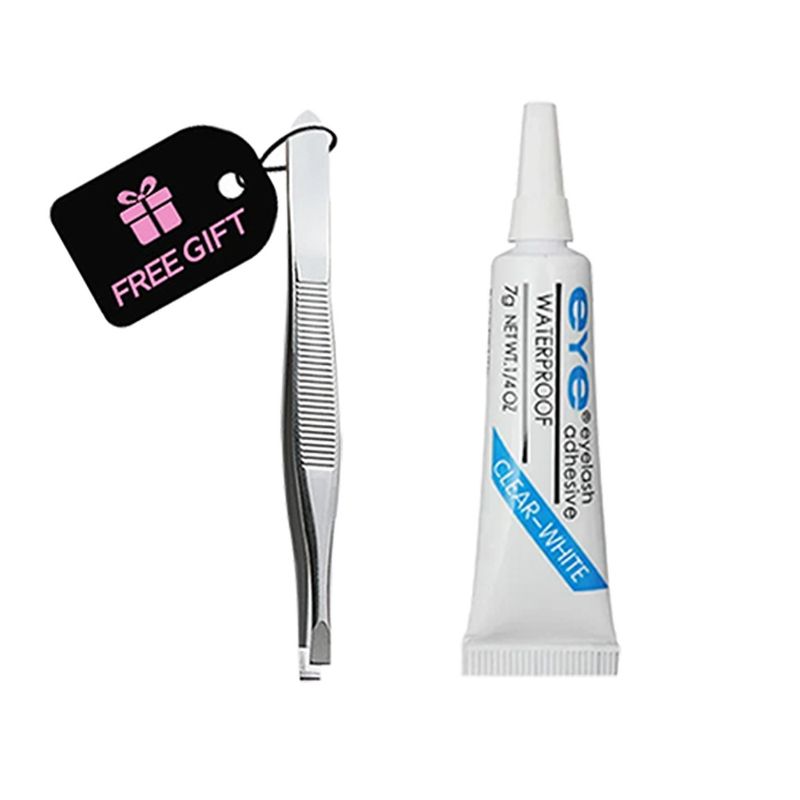 Eyelashes Set 80/100DMIX Hot Melt Single Cluster Self Grafted Large Capacity Natural Segmented Thick False Eyelashes_voghion.com