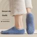 Pure Coral Warm Non-Slip Men's Floor Warmer Winter Foot Warming Artifact Thickened Fleece Home Sleep Socks_voghion.com