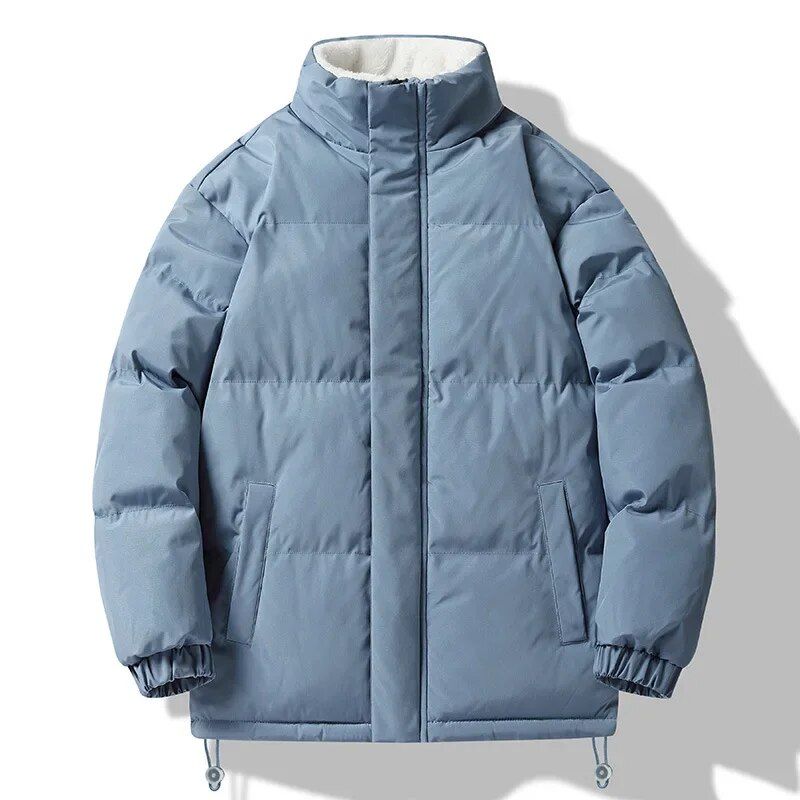 Wanter Fleecejackete Männer Parka Outdoor Casual Déck Waarm Pelzfutter Windbreaker Männer Gepolstert Jacketten Mäntel Standkragen Kleeder_voghion.com