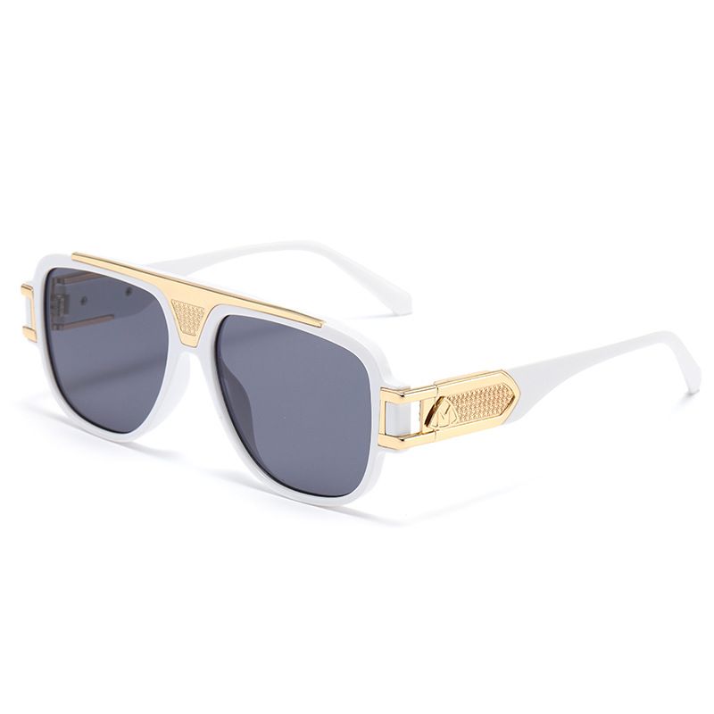 Fashion Toad Mirror Sunglasses Sunglasses Premium Sense Sunscreen Sunglasses_voghion.com