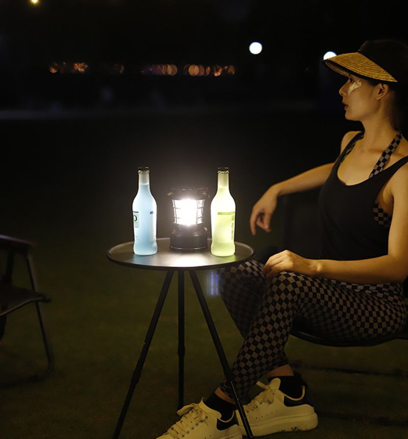 A Complete Collection Of Supplies, Including Bulky Folding Small Round Aluminum Alloy Lifting Portable Picnic Tables,_voghion.com