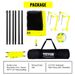 Set pallavolo portatile con sistema pompa regolabile rete pallavolo carr pali in acciaio per esterni professionale in PVC altezza pallavolo_voghion.com