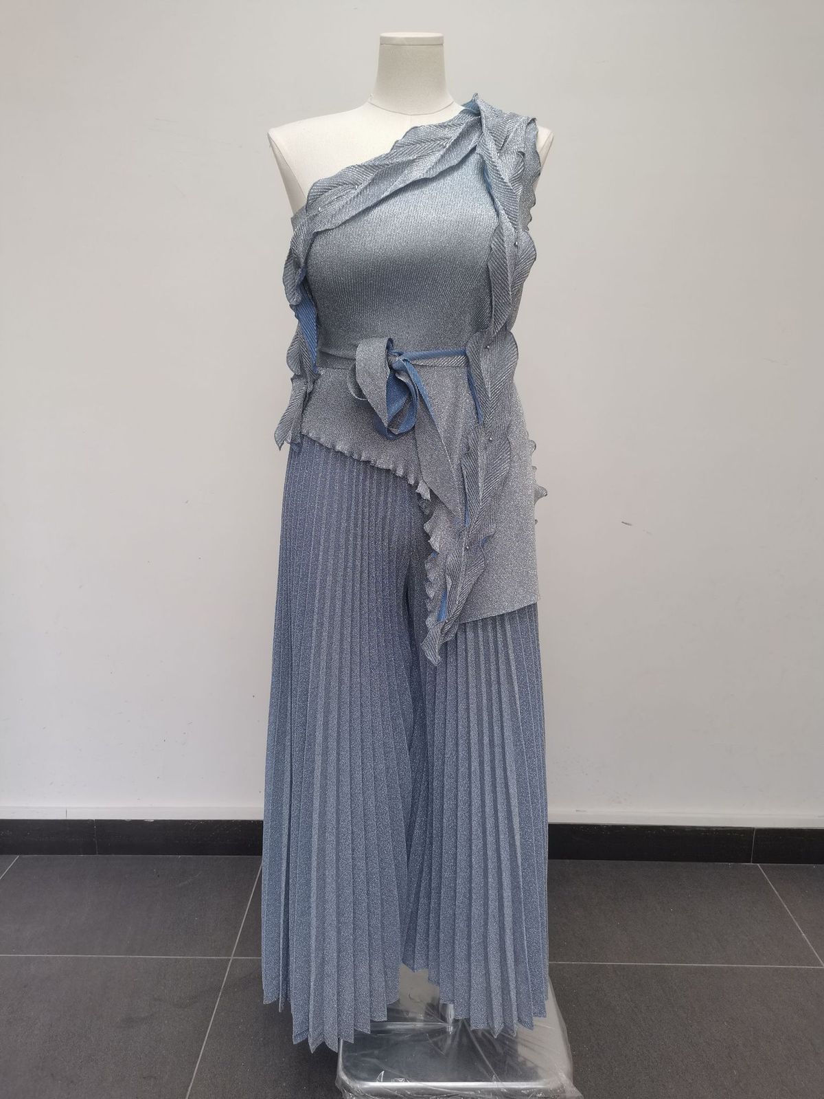 Women's Clothing Banquet Off Shoulder Light Luxury High End Dress Two Piece Suit_voghion.com