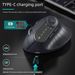 Ergonomic Vertical Wireless Bluetooth Connection With Display Rechargeable Multifunctional Office Mouse Game_voghion.com