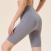 Sports Clothing New Sports Fitness Yoga Shorts Quick Drying Nude Peach Hip Lifting High Waist Comfortable Pocket Shorts For Women_voghion.com