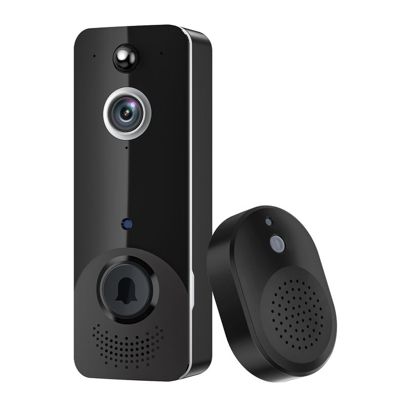 Visual wireless voice intercom monitoring, WiFi high-definition night vision intelligent doorbell, electronic cat eye_voghion.com