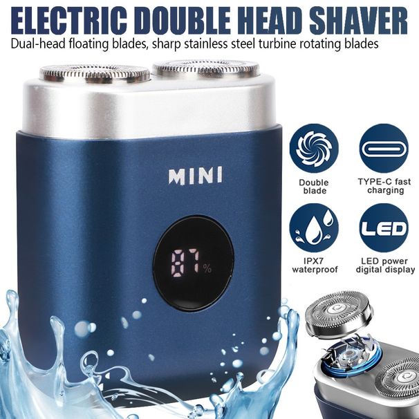 Electric Shaver 7/8/9 Head Razor Bald Beard Hair Skull Trimmer Beard Remover Men_voghion.com