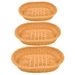 Cestino ovale per il pane in rattan, cestino per esposizione in rattan intrecciato ecologico, cestino per la frutta, cestino portaoggetti_voghion.com