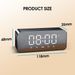 G50 Wireless Bluetooth Speaker With FM Radio Mini Portable Card Mirror Alarm Clock Sound Dual Alarm Clock Settings For All Phone_voghion.com