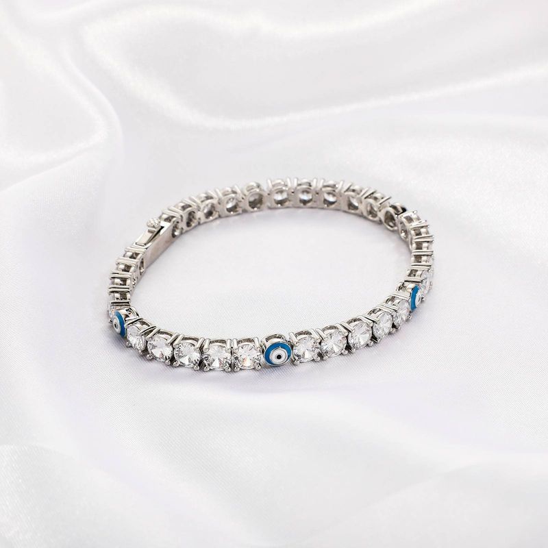5mm Hip Hop Devil's Eye Zircon Tenniskette Volldiameter Bracelet Faarfbehalen Männer a Fraen Summer Accessoiren_voghion.com
