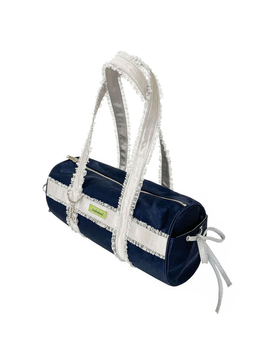 Borsa da donna semplice con tracolla e pieghe a fiocco, nuova in Corea, autunno e inverno 2025, nuova moda, casual, quotidiana, semplice, da pendolare, personalizzata_voghion.com