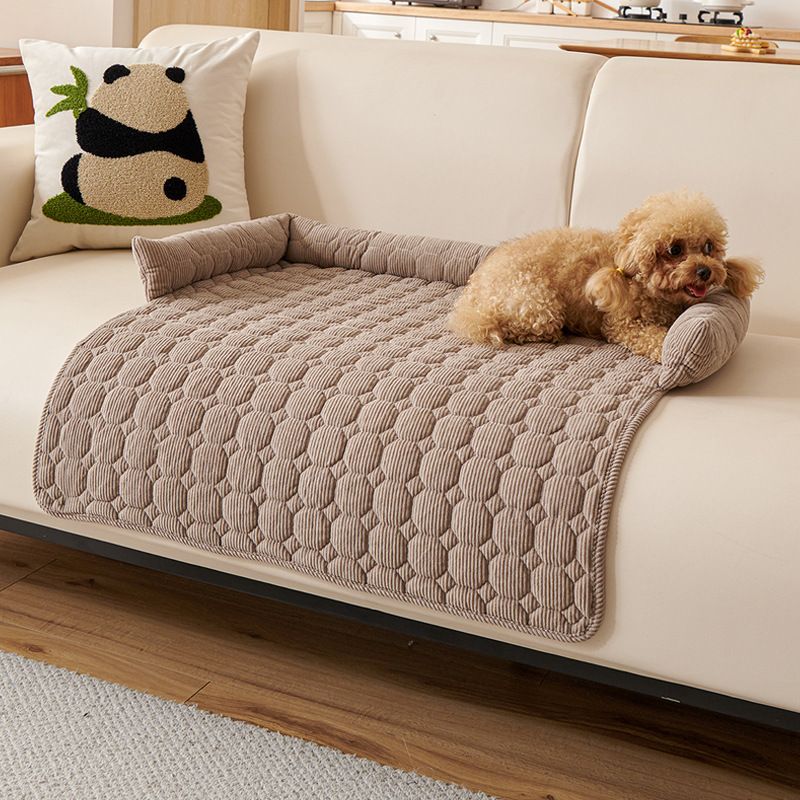 Pet Sofa Mat – 75x75cm Thickened Anti-Scratch Cat & Dog Cushion, Non-Slip Soft Bed For Sofa & Floor (Solid Colors)_voghion.com