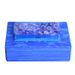 Camouflage Block Blue Three-Piece Latex Towel Pattern Stretch Strap Yoga Fitness Dance Stretching Aid Set_voghion.com