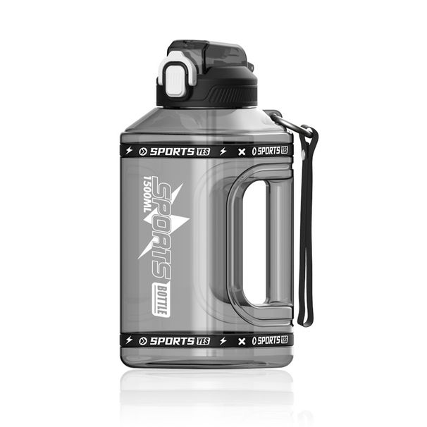 Bottiglia estiva a gradiente di grande capacità per uomo, brocca portatile per acqua per sport all'aria aperta, resistente alle alte temperature con cannuccia_voghion.com