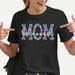 women's clothing Mother's Day mom pattern printing trendy short-sleeved T-shirt women's bottoming shirt top_voghion.com