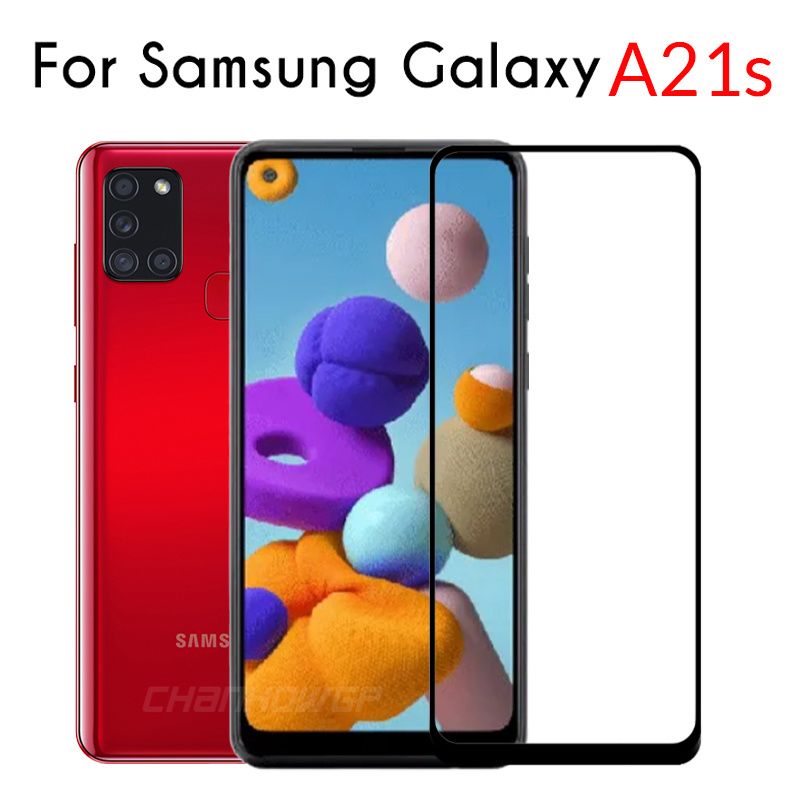 9D Volle Abdeckung Gehärtetem Glas Für Samsung Galaxy A21S EINE 21S A217 A217F SM-A217F/DS SM-A217F/DSN Schutz glas Screen Protector_voghion.com