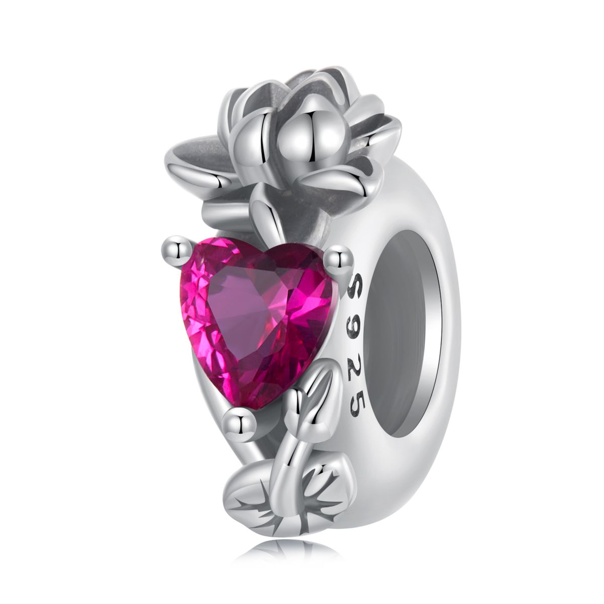 Ciondolo in argento sterling con dodici pietre portafortuna - Loto_voghion.com