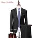 CT 2025 New Men's Solid Color Business Casual Suit Set Two-Piece Available All Year Round_voghion.com