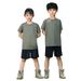 Schnelltrocknendes Kurzarm-Camouflage-T-Shirt für Kinder, Sommer-Mesh, atmungsaktiver Trainingsanzug, Militär-Trainingsuniform, Camouflage-Uniform_voghion.com