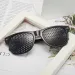 Designer Fashion Relieve Pinhole Men Corrective Anti-Fatigue Myopia Bril Leesbril Zwart Frame Beschermer Oogzicht_voghion.com