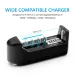 18650 3.7v Li-ion Battery Charger Portable Single Slot Battery Smart Charger AC 110-220V With LED EU/US 18650 Cell Charger_voghion.com