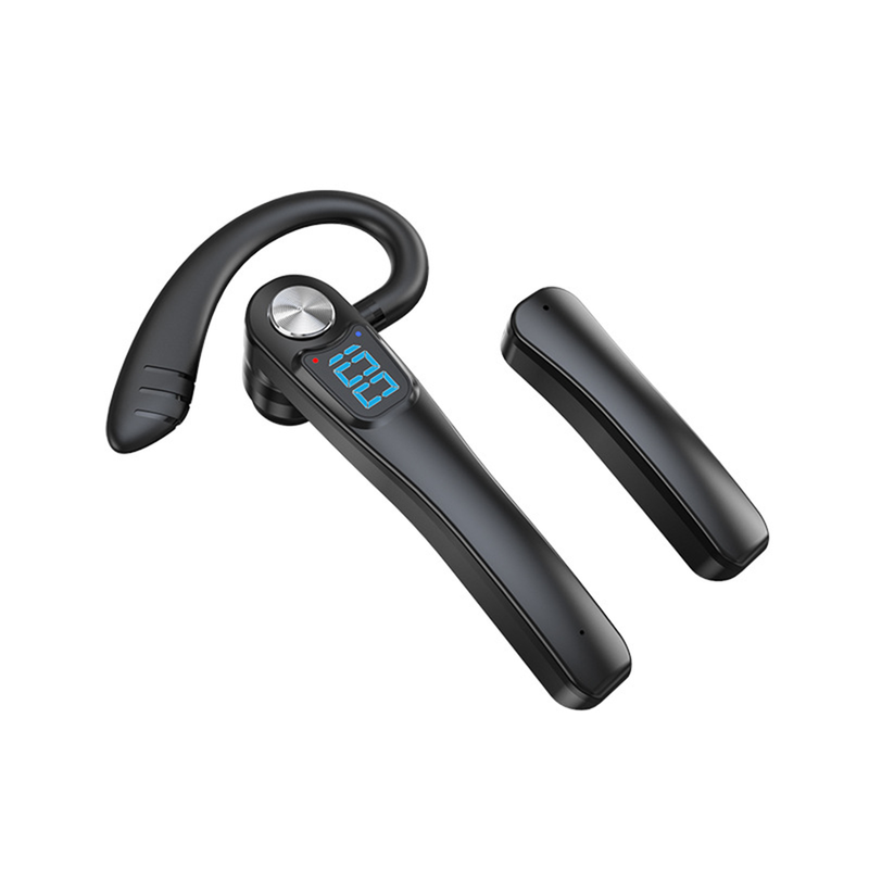 1Pc Wireless Noise Canceling LED Digital Display Stereo 130mAh Music Play V5.2 Bluetooth-compatible Earphone with Mic_voghion.com