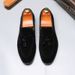 703-2 Loafers Herren Flow Su Lefu Große Casual One Step Lederschuhe_voghion.com