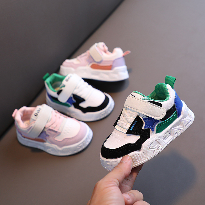 Printemps et automne nouvelles chaussures de sport pour enfants pour garçons, version coréenne décontractée, chaussures pour bébés filles à la mode_voghion.com