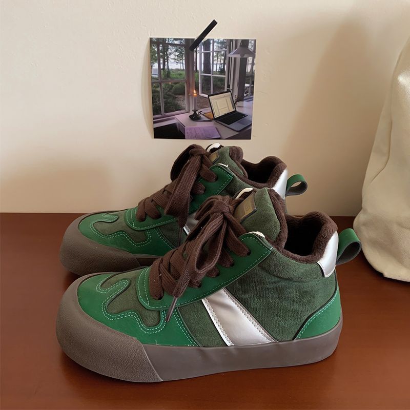 Moud déck ënnen gepolstert High-Top Schong Retro 2023 Wanter Dameschong fir d'Héicht vun den honnert waarme Boardschong Studentenfraen ze erhéijen_voghion.com