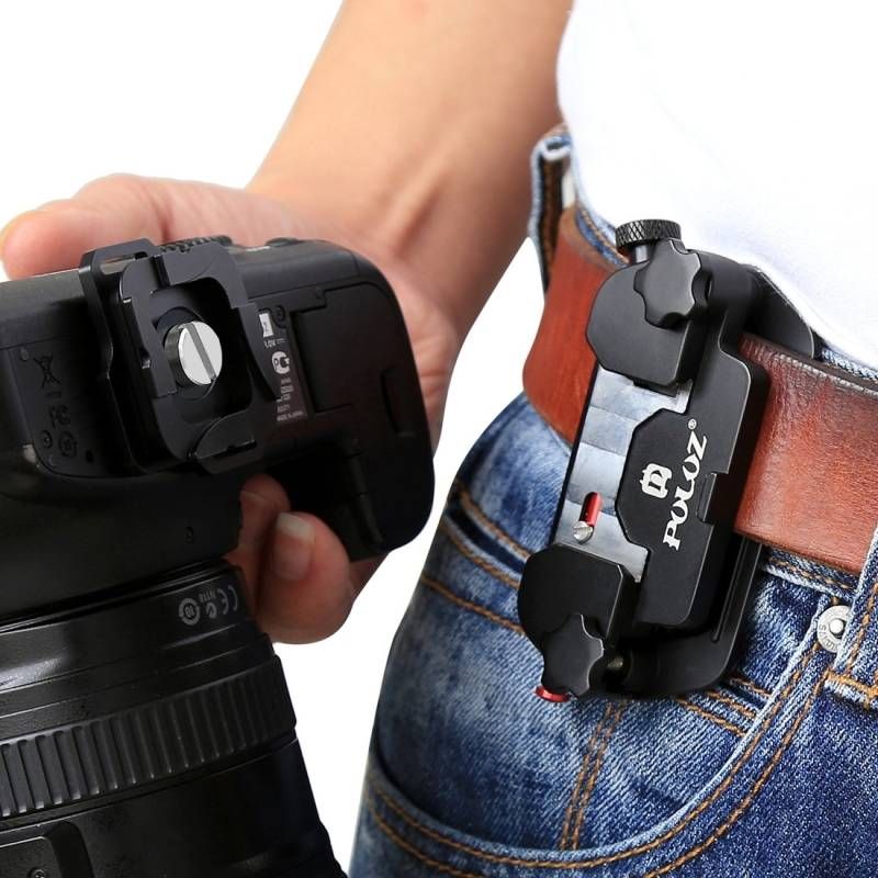 PULUZ Capture Kamera Clip Aluminiumlegierung Schnellspanner Clip mat Plack_voghion.com