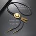 Minimalist Punk Style Western Cowboy Hat Feather Alloy PU Bolo Collar Men's Long Necklace_voghion.com