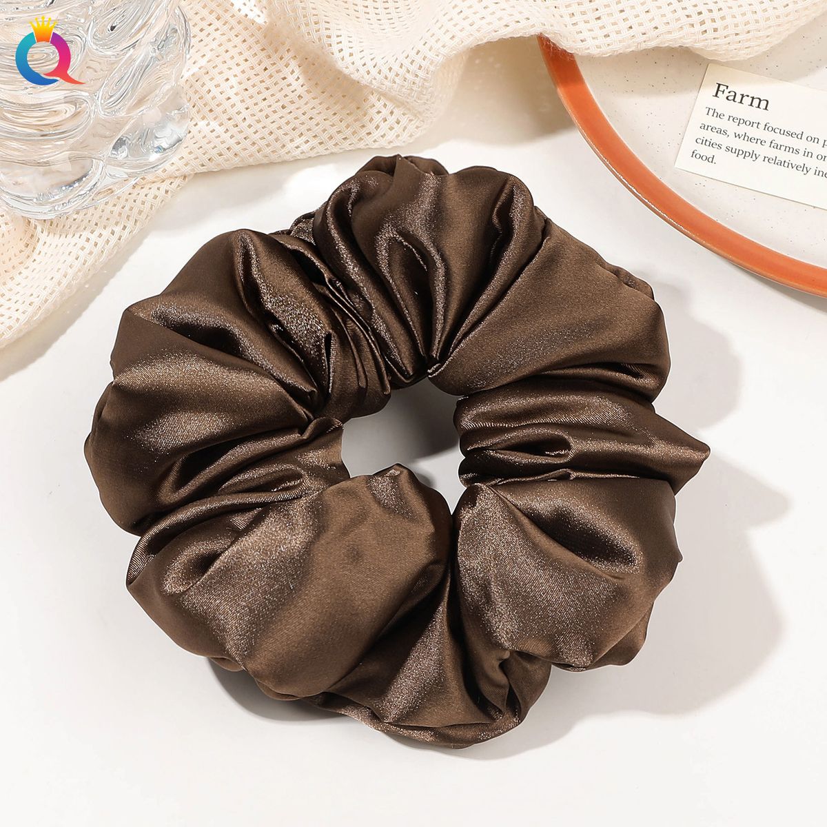 Anello per capelli per intestino crasso riempito di cotone satinato, fascia per capelli alla moda, fascia per capelli di alta qualità, accessori per capelli per intestino crasso_voghion.com