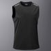 Herren-Workout-Tanktop aus Eisseide – schnelltrocknendes und atmungsaktives Netzgewebe für Fitnessstudio und Laufen_voghion.com