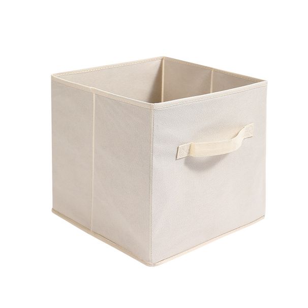 Kutija za pohranu bez poklopca, sklopiva kutija za pohranu odjeće od tkanine za kućanstvo_voghion.com