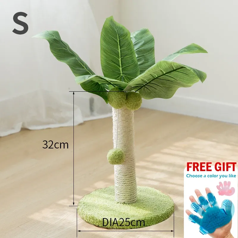 Cat Scratching Post For Cats Tree Catcus Cat Scratcher Posts Toy Cute Kitten Kitty Sisal Rope Scratch With Teaser Ball_voghion.com
