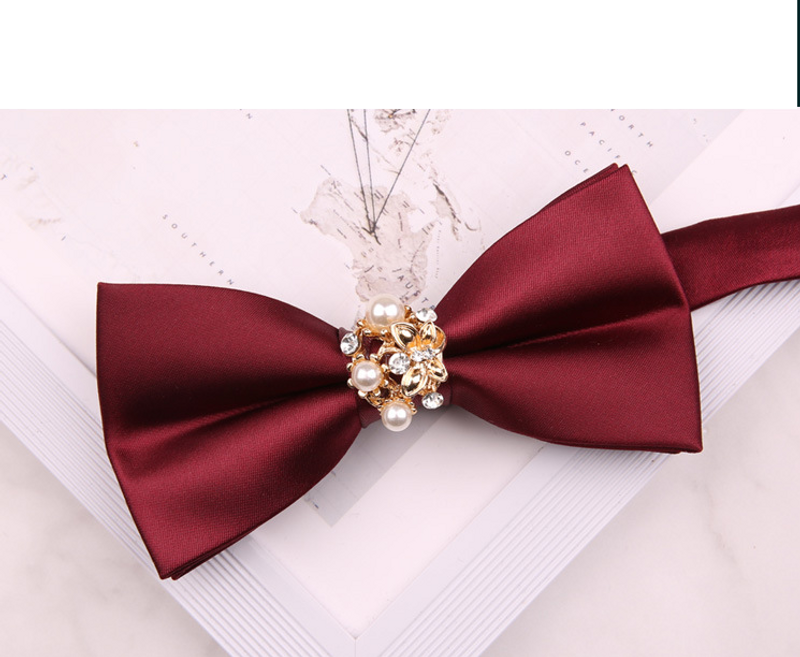 Men's Ties & Handkerchiefs bow tie with suit, groom and groomsmen men's photo shoot wedding bow_voghion.com