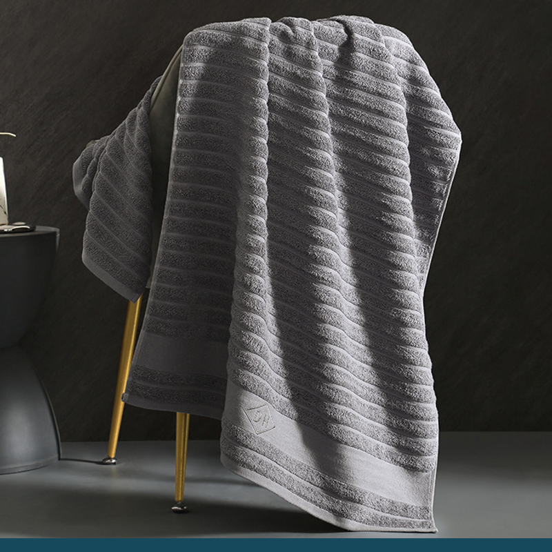 Hemtextil Lyx 100 % bomull Mycket absorberande och snabbtorkande Extra stor badhandduk Supermjuk handduk_voghion.com