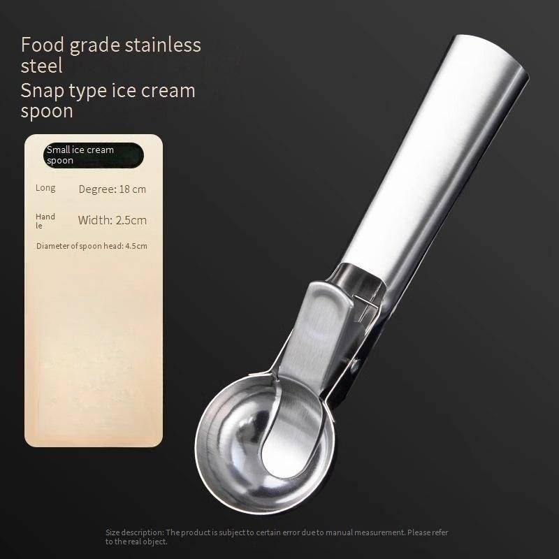 Self-Melting Ice Cream Scoop - Professional & Home Use For Gelato/Fruit/Sorbet (Ergonomic Ice Cream Baller With Anti-Stick Design)​_voghion.com