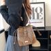 High End Bag for Women, New Autumn Fashion Diagonal Cross Bag Popular Plaid Pattern Niche Thousand Bird Grid Single Shoulder Bucket Bag_voghion.com